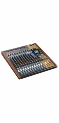 Tascam MODEL 16 audio mixér 16 kanály/kanálů 20 - 30000 Hz Černá, Zlato, Dřevo