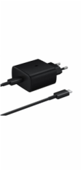 Samsung cestovní nabíječka EP-T4511XBE, Fast Charging 45W, USB-C + datový kabel USB-C, černá