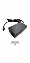 ACER Adapter 65W USB TYPE-C, EU POWER CORD (RETAIL PACK), Black