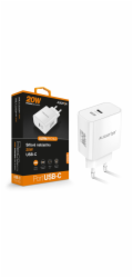 Rychlá nabíječka ALIGATOR PD 20W USB-C, bílá