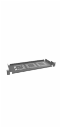 Police 19" 150mm ukládací plato BK úchyt vpředu