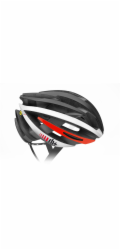 RH+ Cyklistická helma ZY MIPS MATT BLACK-ARROW SHINY WH EHX6070 03 černo-bílá velikost L-XL (58-62)
