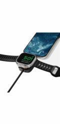 3MK Univerzální kabel Nomad pro Apple Watch, 1,5 m, karbidový