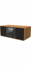 Telestar TOP300 stereo internetové rádio CD/DAB+/Wi-Fi/BT/USB, dřevo