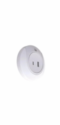 WG - Noční LED světlo do zásuvky s USB / WG FireFly / white