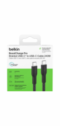 Belkin BOOST CHARGE™ PRO USB-C/USB-C kabel 240W, 3m, bílý - odolný