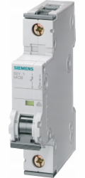 Siemens Jistič C6A 1P 220V DC 230/400V AC 10kA 5SY5106-7