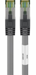 Goobay Propojovací kabel RJ45 (CAT 6A, 500 MHz) s neoriginálním kabelem CAT 8.1 S/FTP, - délka kabelu 7,5 m