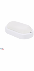 Bemko LED SVÍTIDLO KANLO OVAL 8W 4000K 760LM IP54 BÍLÁ MIKRO ČERVENÁ C45-KAN2-08-WHO-4K-MS