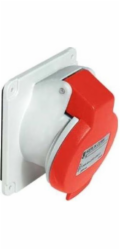 Schneider pevná zásuvka 5P 32A 400V červená IP44 (PKF32F435)