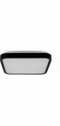 V-TAC Stropní svítidlo V-TAC 24W LED čtvercové 30x30cm přisazené IP44 černé VT-8624B 3000K 2500lm