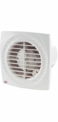Vents Axiální ventilátor O 100 14W 34dB s tažným lankovým spínačem bílý (100D1V)
