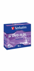 VERBATIM DVD+R(5-pack)DoubleLayer/Jewel/8x/8,5GB