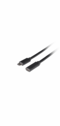 Lanberg Prodlužovací kabel USB-C M/F 3.1 0,5 m černý