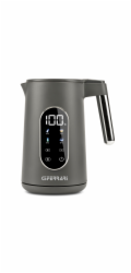 Rychlovarná konvice G3Ferrari, G1020500 Tisaniere TECH, objem 1,7 l, nerezová nádoba a tělo, dotykový displej, nastavitelná teplota,1850-2200 W