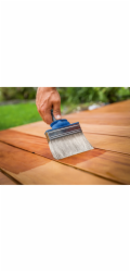 Plochý štětec na lak LUX-TOOLS 120 mm x 30 mm s nádržkou