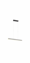 Trio LED závěsné světlo Helios 1-světlo kartáčovaný hliník 130 cm x 6 cm