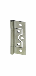 Závěs Hettich pro lamelové dveře 63 mm x 25 mm, poniklovaná ocel, 2 kusy