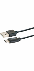 Synchronizační a nabíjecí kabel Schwaiger® P4U, USB-C na A, černý, 2 m