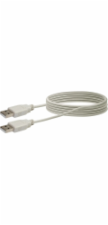 Schwaiger USB 2.0 propojovací kabel 1,5 m světle šedý