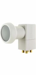 Schwaiger® Sun Protect - digitální čtyřnásobný LNB, světle šedý