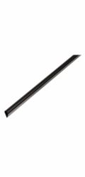 Plastový upínací profil 0,9 mm x 15 mm x 1000 mm Černý