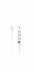 Hama 3cestný USB-C/A prodlužovací kabel, 18W PD/FC, s vypínačem, plochý kabel, 1,4 m
