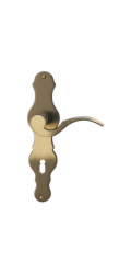 Sada cedulek na interiérové dveře AnsaPro Nil, leštěná mosaz