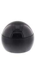 Lepicí zarážka na podlahu Wagner Black Deluxe O 45 mm x 40 mm Černá