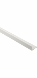 Arcansas PVC rohový profil, matně bílý, 10 mm x 2,5 m