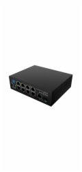 LANBERG SWITCH ILFE-8P-1GE-1S-120 LEHKÝ PRŮMYSLOVÝ POE 4XBT 4XAT SFP+ETH DIN FAST ETHERNET