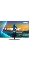 Philips Ambilight 55OLED810/12 televizor 139,7 cm (55") 4K Ultra HD Smart TV Wi-Fi Šedá