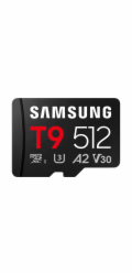 Samsung T9/Micro SDXC/512GB/UHS-I U3 / Class 10/+ Adaptér/Černá