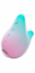 NoName SATISFYER_Stimulátor klitorisu Mermaid Vibes mátově/růžový