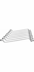 Högert Technik 8dílná sada očkových klíčů, CrV, 6-22 mm, DIN 838 HT1W598