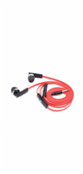 GEMBIRD sluchátka s mikrofonem MHS-EP-OPO pro MP3, plochý kabel, černá