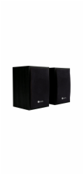 C-TECH Repro SPK-09, 2.0, dřevěné, černé, USB