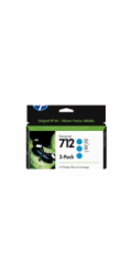 HP 712 3-Pack 29-ml Cyan DesignJet Ink Cartridge