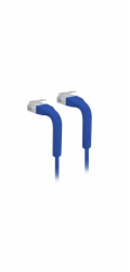 Ubiquiti UniFi Ethernet Patch Kabel - délka 0,1m, Cat6, modrý