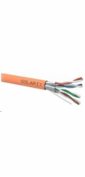 Kabel Solarix SXKD-6A-STP-LSOH-B2ca STP kabel Cat 6A drát 500m s reakcí na oheň - cívka