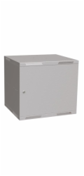 Solarix rozvaděč nástěnný skládaný SENSA LITE 9U 450mm, dveře plech, RAL 7035 SENSA-L-9U-545-21-G