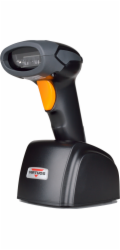 Virtuos CCD čtečka Virtuos HW-311A, bezdrátová, USB základna, černá