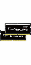 G.Skill SO-DIMM 32 GB DDR5-5600 (2x 16 GB) duální sada (černá, F5-5600S4040A16GX2-RS, Ripjaws, INTEL XMP)