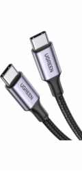 UGREEN Kabel US316 70428 USB-C - USB-C PD QC FCP 100W 5A 480Mb/s 3 m - šedý