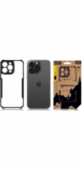 Tactical Quantum Stealth Kryt pro Apple iPhone 15 Pro Clear/Black 