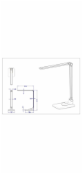 Stolní lampa Standart MULTI BL1268-C Metallic gr, 10W