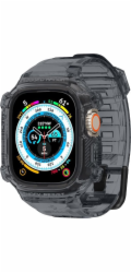 Spigen Rugged Armor Pro, vesmírný krystal - Apple Watch Ultra 2/Ultra 49 mm