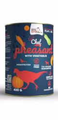 SYTA MICHA Chef Bažant se zeleninou - mokré krmivo pro psy - 400g