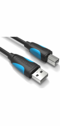 USB 2.0 A to USB-B printer cable Vention VAS-A16-B100 1m Black