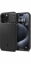 Spigen Optik Armor iPhone 16 Pro Max 6,7" MagSafe černá/černá ACS08015